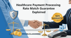 Payment processing rate match guarantee